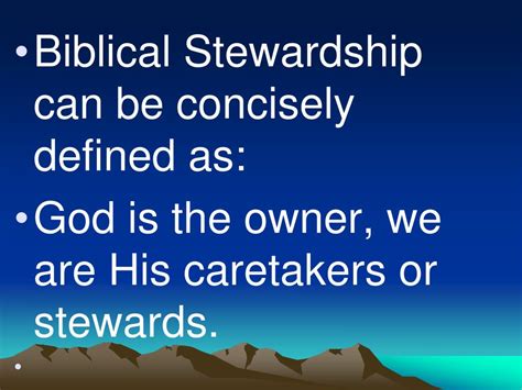 steward definition bible.